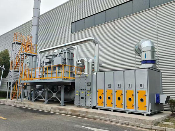 Two-stage runner adsorption +RT0 system